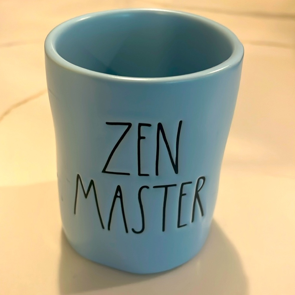 Rae Dunn “Zen Master” Yoga cup for decor or brushes etc…